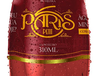 Case Paris 6: rótulo de água desenvolvido pela Matutando